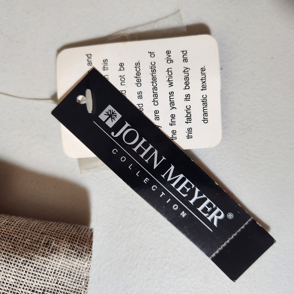 John Meyer Collection Linen Blend Tan Utility Blazer Jacket w/Belt-Size 16 NWT - Picture 9 of 11